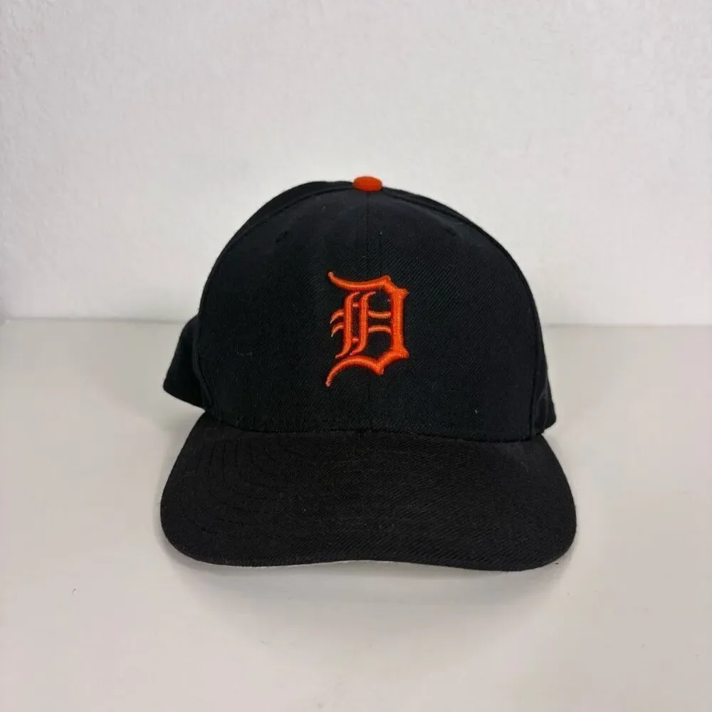New New Era MLB Detroit Tigers Navy Blue Baseball Hat Size 7 56cm